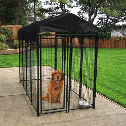 Lucky Dog Uptown Large Welded Kennel Heavy Duty Dog Cage Pen  - 93611