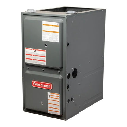 Goodman - 120,000 BTU 96% Gas Furnace - 24.5" Width - Downflow / Horizontal - Single Stage - 115V - R32 - GR9S961205DN