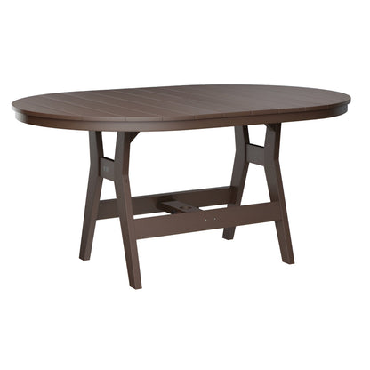 Berlin Gardens Harbor 44" x 64" Oblong Table - Dining Height- HOT4464DBK