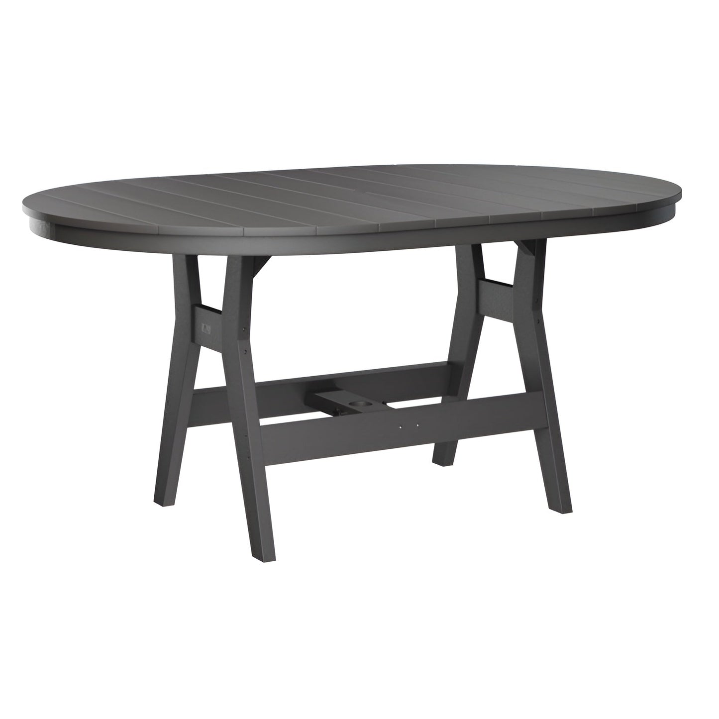Berlin Gardens Harbor 44" x 64" Oblong Table - Dining Height- HOT4464DBK