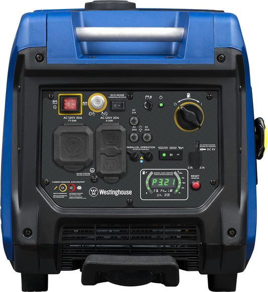 Westinghouse Inverter Generator 3700W/4500W 30 Amp Remote Start Gas with CO Sensor New - IGEN4500C