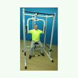 New York Barbells Power Rack Gym with DLX PEC Deck & LAT Attachment - H-92563GYM