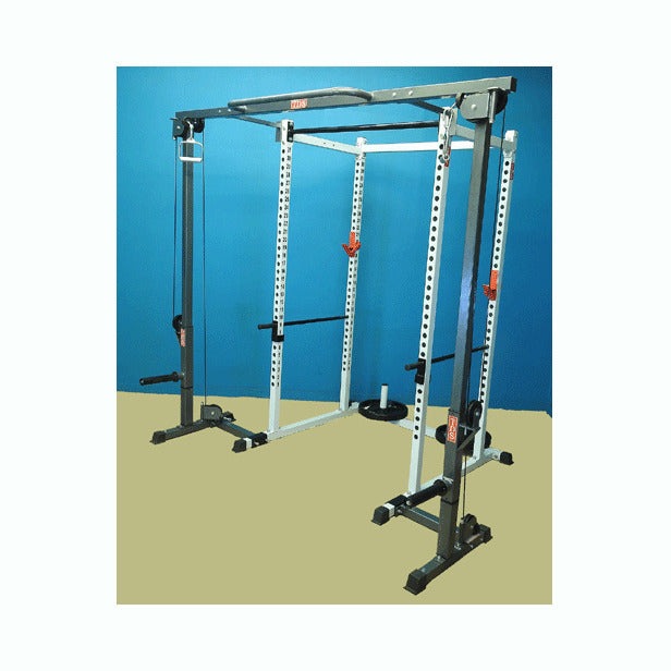 New York Barbells Power Rack with Crossover Attachment - H-92563W