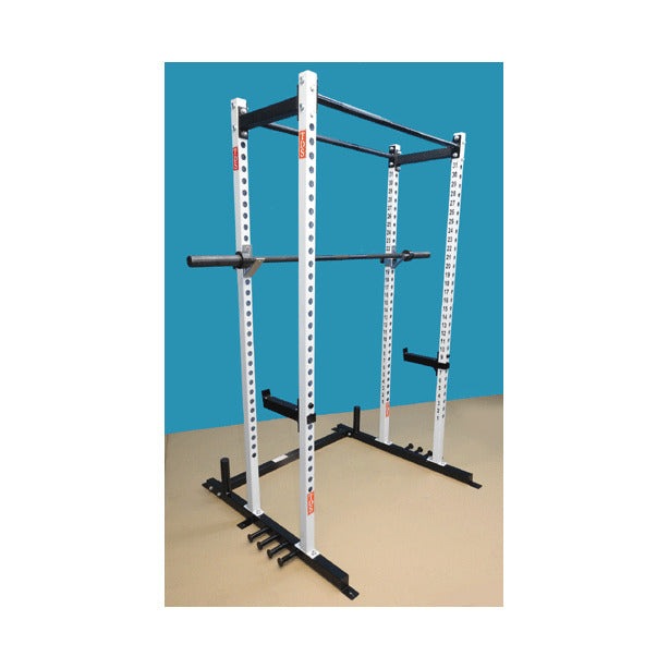 New York Barbells Power Squat Cage with Two Pull Up Bars & Band Holders - H-92563-W