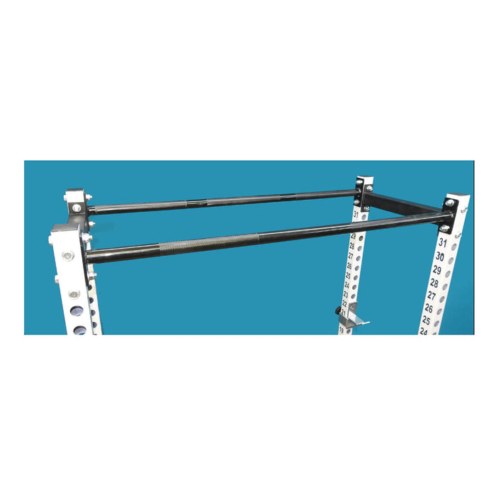 New York Barbells Power Squat Cage with Two Pull Up Bars & Band Holders