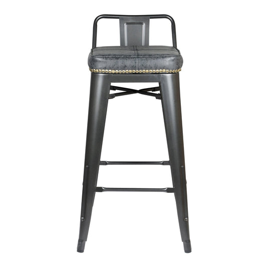 New Pacific Direct Metropolis PU Leather Low Back Counter Stool, (Set of 4) -  9300032-240