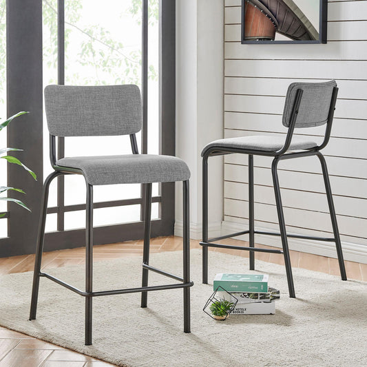 New Pacific Direct Lehman Fabric Counter Stool, (Set of 4) -  9300099-530