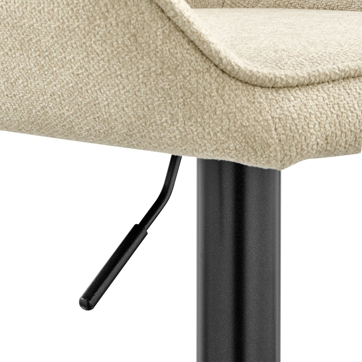 New Pacific Direct Luther Fabric Gaslift Swivel Bar Stool, (Set of 2)  - 9300122-528