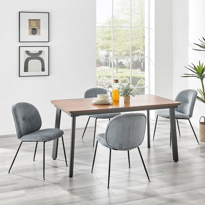 New Pacific Direct Nisha Fabric Dining Side Chair, (Set of 2) 9300144-599 - 9300144-599