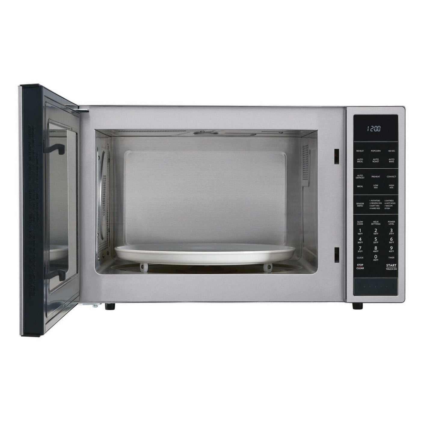 SHARP 1.5 cu. ft. 900W Sharp Stainless Steel Carousel Convection + Microwave Oven - SMC1585BS-KT