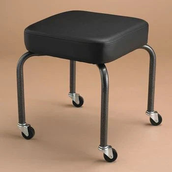 Patterson Medical Supply - Square Therapy Stool Black - 081505395