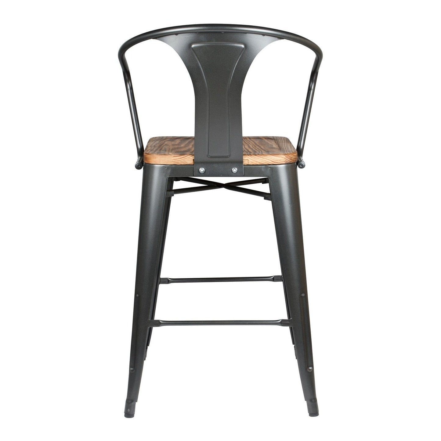 New Pacific Direct Metropolis Metal Counter Stool, (Set of 4)  - 938541-GM