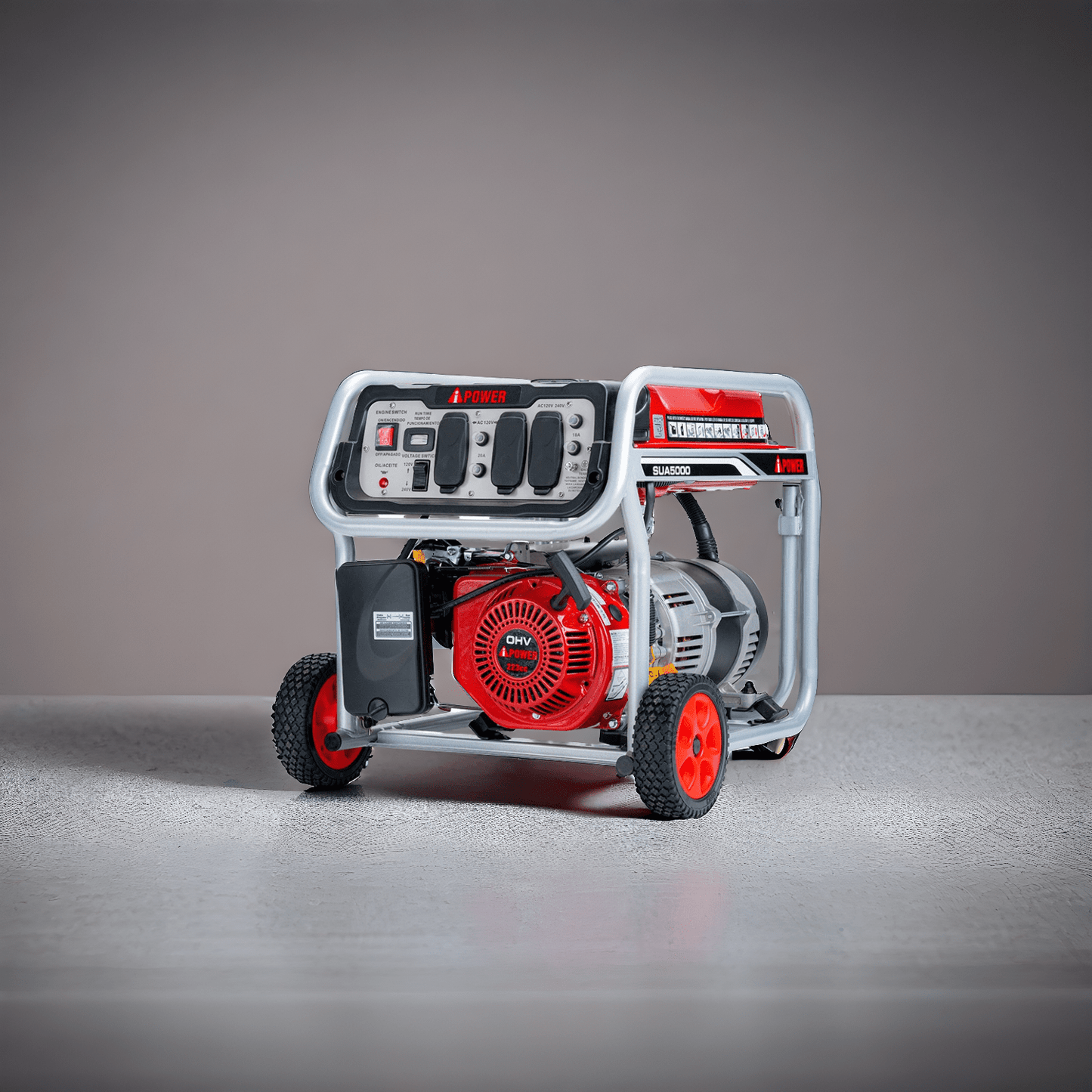 A-iPower SUA5000 4250W/5000W Gas Generator New