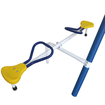 XDP Recreation Playground Galore Outdoor Swing Set with Glider, 3 Swings & Slide - 94021