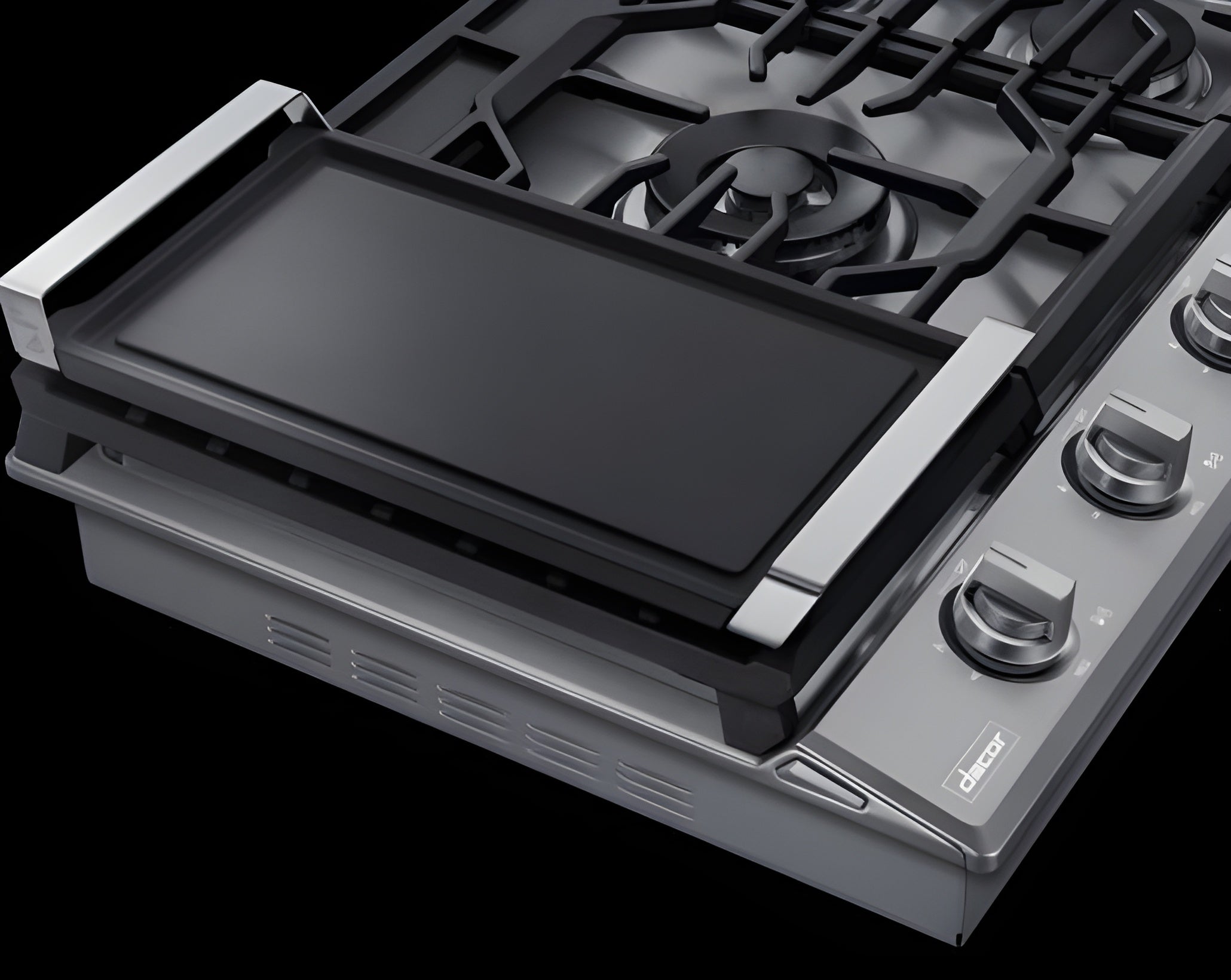 DACOR Transitional 30" Gas Cooktop, Silver Stainless Steel, Natural Gas/Liquid Propane - DTG30P875NS-KT