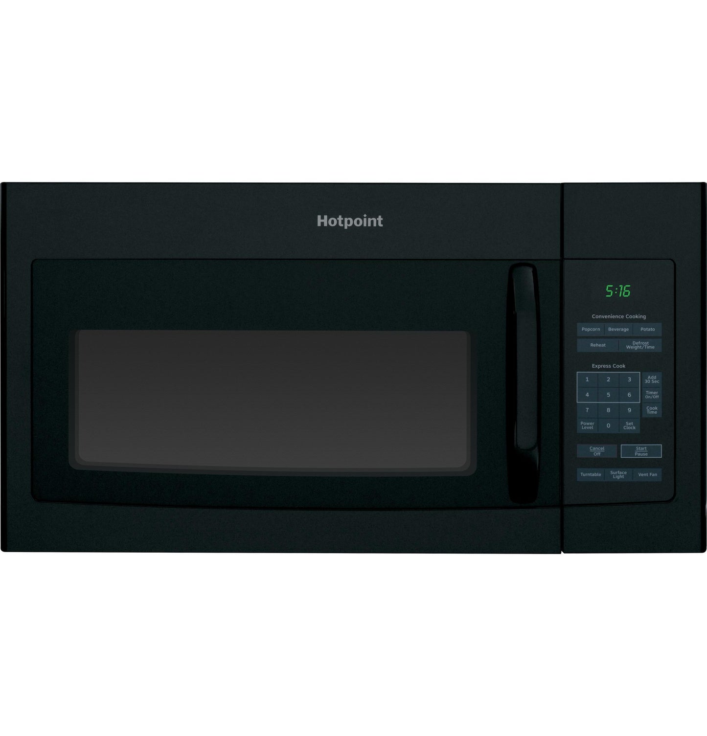 HOTPOINT 1.6 Cu. Ft. Over-the-Range Microwave Oven - RVM5160DHBB-KT