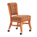 Darafeev Armless Club Chair with Casters