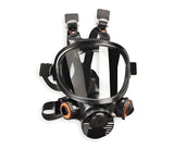 Grainger 3M 7800 - Reusable Respirator Industrial N95 Full Face Adjustable Head Strap Medium Black - 5AR14