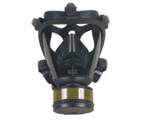 Grainger Survivair Opti-Fit - Gas Mask NIOSH Full Face 5 Point Adjustable Head Strap Medium Black - 16N395