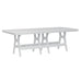 Berlin Gardens Harbor 44" x 96" Rectangular Table - Dining Height- HRT4496DBK