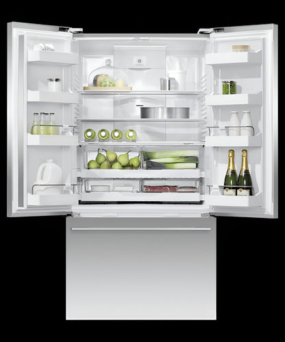 FISHER & PAYKEL RF201ADJSX5 Freestanding French Door Refrigerator Freezer, 36", 20.1 cu ft, Ice - RF201ADJSX5-KT