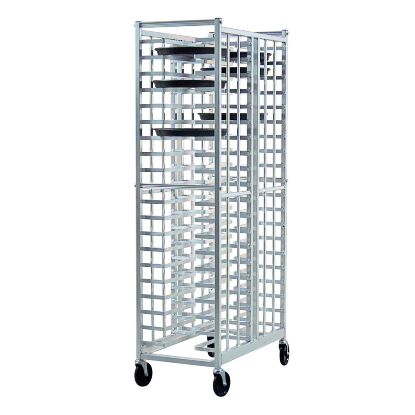 Univex  New Age Mobile Single Wide 18-1/2" Universal Pizza Pan Rack with 32" Depth - NW97721