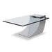 SHERES "Clasp" Cocktail Table, Stainless Steel - C-01S