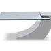 SHERES "Clasp" Cocktail Table, Stainless Steel - C-01S