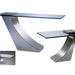 SHERES "Clasp" Cocktail Table, Stainless Steel - C-01S