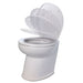 Jabsco Deluxe Flush 17" Angled Back 12V Freshwater Electric Marine Toilet w/Solenoid Valve Soft Close Lid - 58020-3012