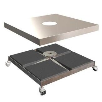 Shadowspec Free-Standing Base with Aluminum Cover