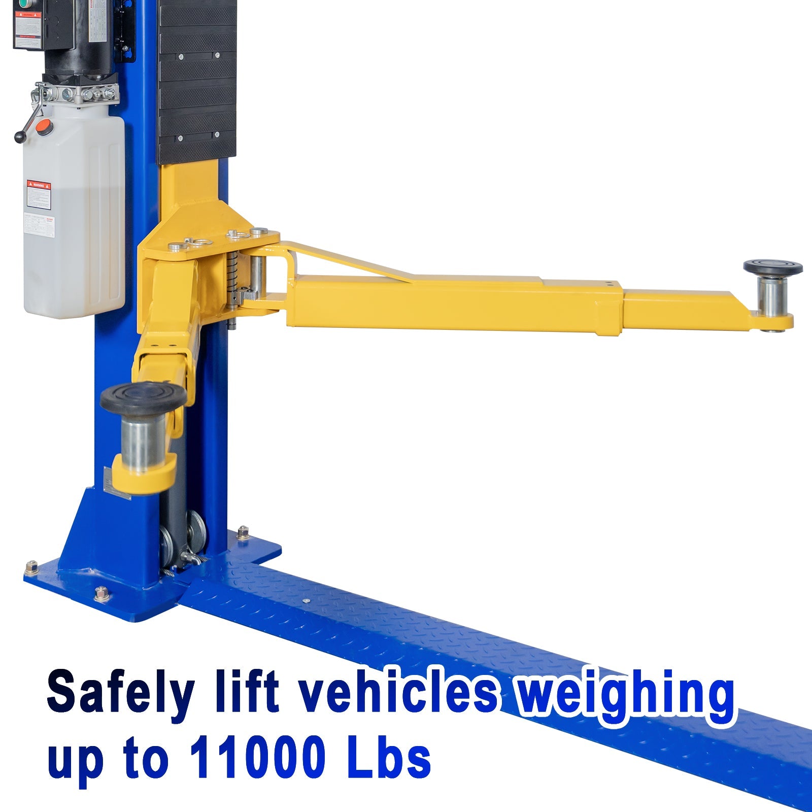 WEIZE 2 Post Automotive Car Lift, 12000 lbs Capacity, 220V 4HP Powerful Motor with Single Point Lock Release - PLA-1029