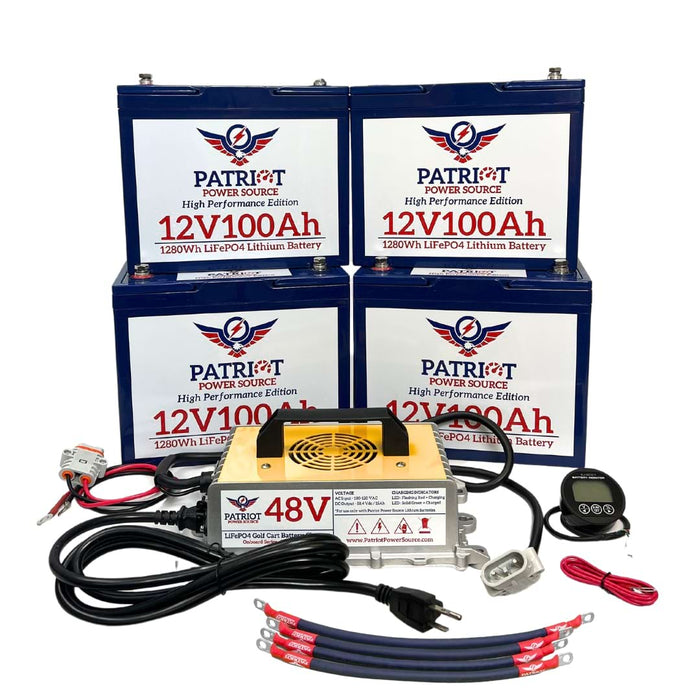 PATRIOT POWER 48V CART LITHIUM CONVERSION KIT - HIGH PERFORMANCE EDITION