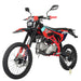 X-PRO Storm DLX 150 Dirt Bike with All Lights, 4-Speed Manual Transmission, Electric/Kick Start, Big 19"/16" Tires - DB-K016