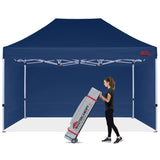 Mastercanopy Commercial Series- 10x10/10x15/10x20 Pop-up Canopy Tent with Sidewalls - B07XFM1KMJ