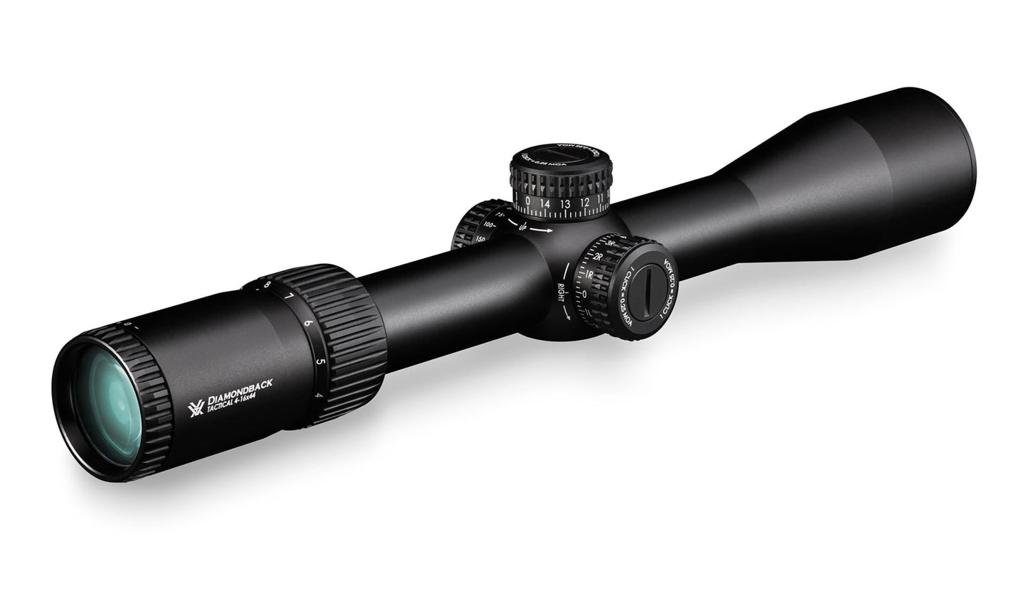 Vortex Optics Diamondback 4-16x44 FFP Riflescope EBR-2C (MOA) Reticle, 30mm Tube with Wearable4U Bundle - DBK-10026_121-53-BCA