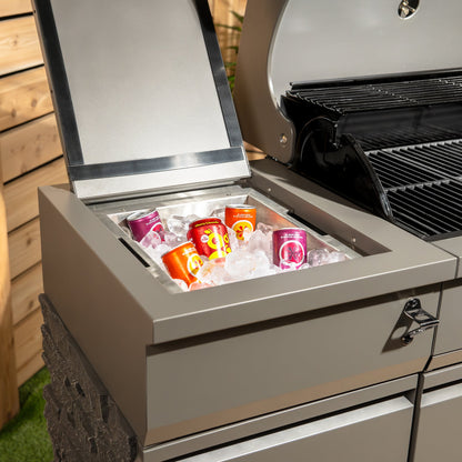 TYTUS Fresno 5-Burner LP/NG Convertible Grill in Gunmetal + Graphite Stone -  -TDT-021-0103