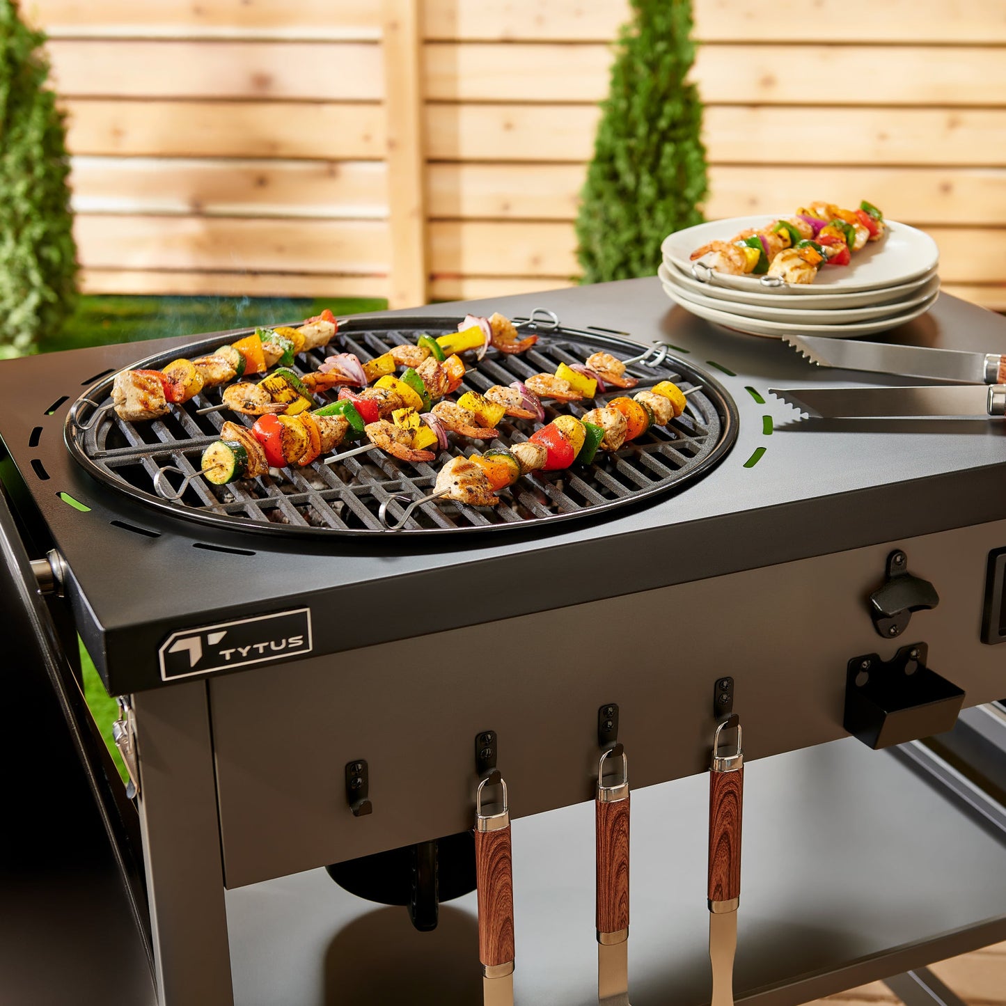 TYTUS Anaheim Charcoal Kettle with Cart - TDT-KC2-0101