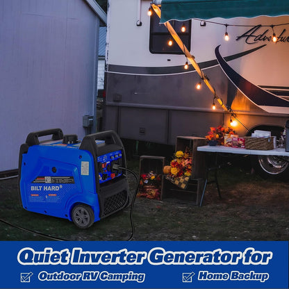 BILT HARD 5500W Dual Fuel Inverter Generator, Electric Start - TGA-0253