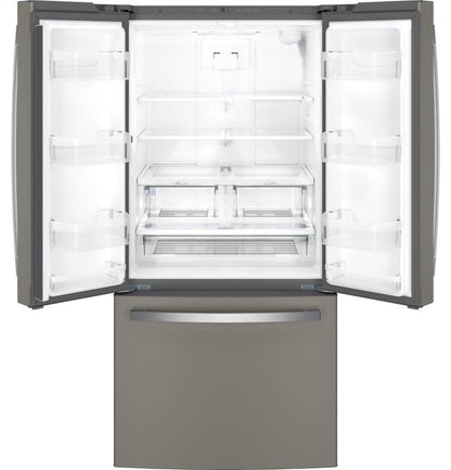 GE APPLIANCES GNE25JMKES GE® ENERGY STAR® 24.7 Cu. Ft. French-Door Refrigerator - GNE25JMKES-KT