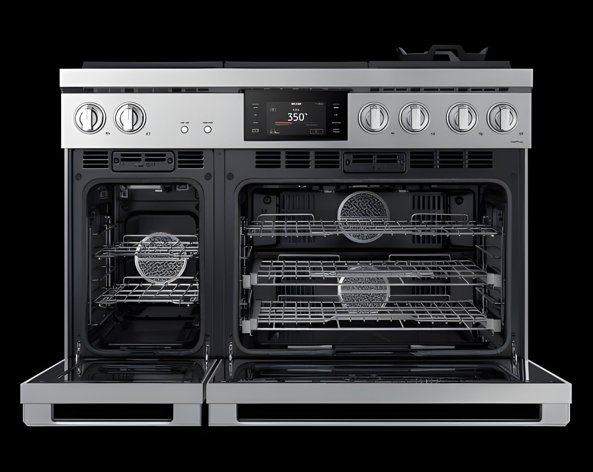 DACOR 48" Dual-Fuel Range, Silver Stainless, Natural Gas/Liquid Propane - DOP48T960DS-KT