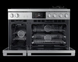 DACOR 48" Dual-Fuel Range, Silver Stainless, Natural Gas/Liquid Propane - DOP48T960DS-KT