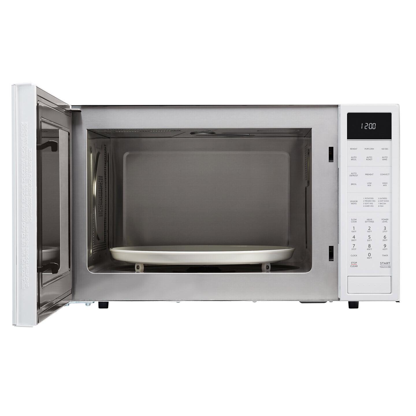 Sharp 1.5 cu. ft. 900W Sharp White Carousel Convection + Microwave Oven  - SMC1585BW-KT