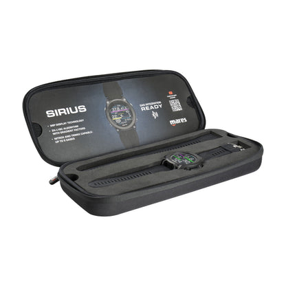 Mares Sirius Dive Computer - Black/Black - 220931-02-OB