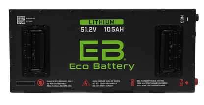 Eco Battery 51V 105Ah Skinny Battery Bundle / Club Car / Onward & Tempo -, B-3121