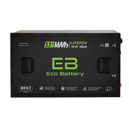 Eco Battery 70V 165AH Battery Bundle / Universal - DIY - B-3127