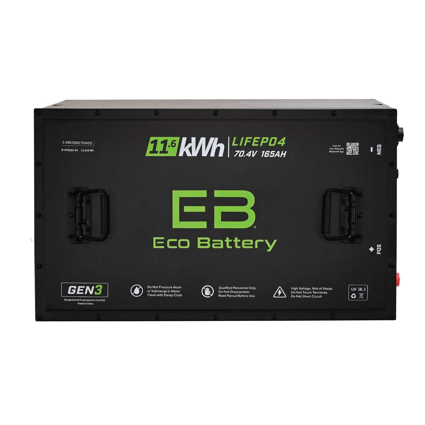 Eco Battery 70V 165AH Battery Bundle / Moke - B-3427
