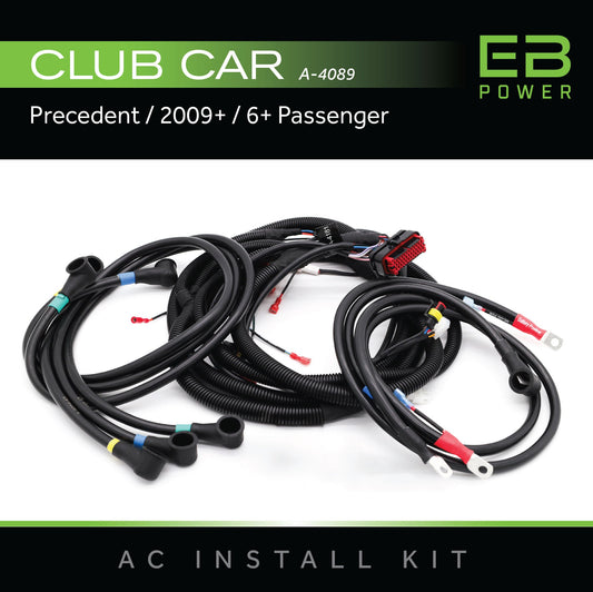Eco Battery EB Power AC Install Kit / Club Car Precedent / 2009+ / 6 Passenger - A-4089