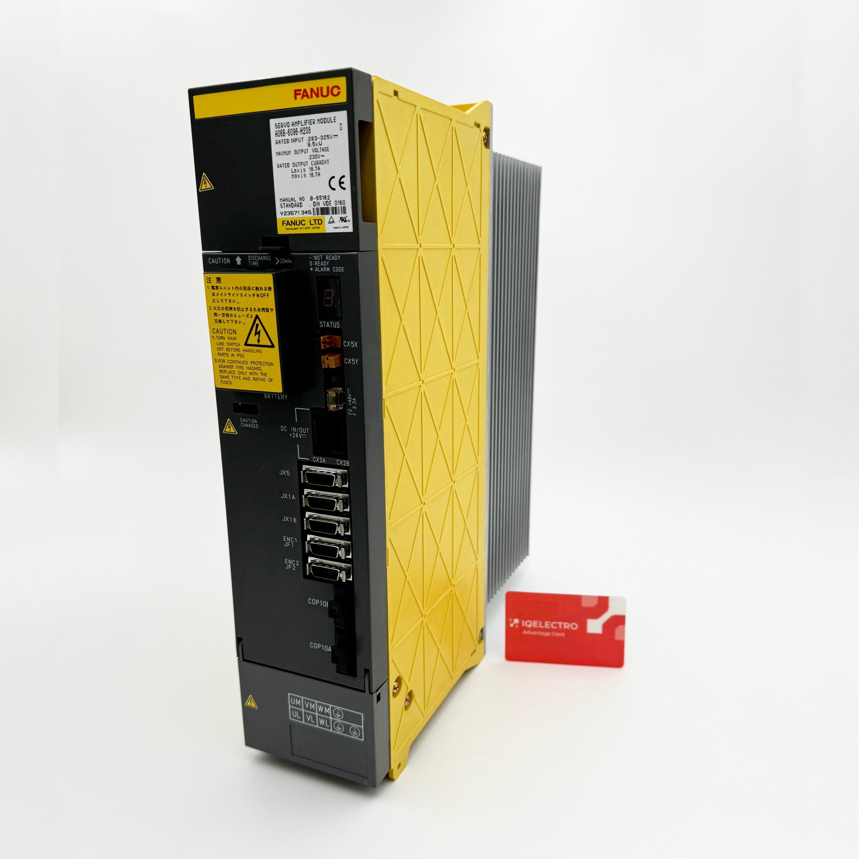 Fanuc Corporation GE Fanuc 2 Axis Alpha Servo Module MDL SVM2-80/80 - A06B-6096-H208