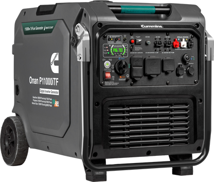Cummins Onan P11000iTF 9000W/11000W Generator Tri-Fuel Gas Liquid Propane Natural Gas 50A Inverter CO Detect Remote Start New - A078C500
